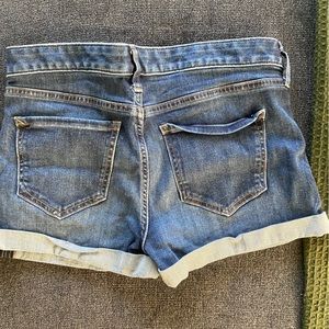Express, medium rise, jean shorts. Like new